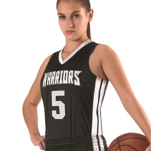 Women's Single Ply Basketball Jersey Thumbnail