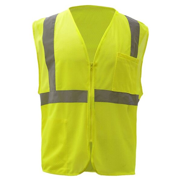 Standard Class 2 Mesh Zipper Safety Vest Thumbnail
