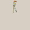 Canvas Tote with Contrasting Handles Thumbnail